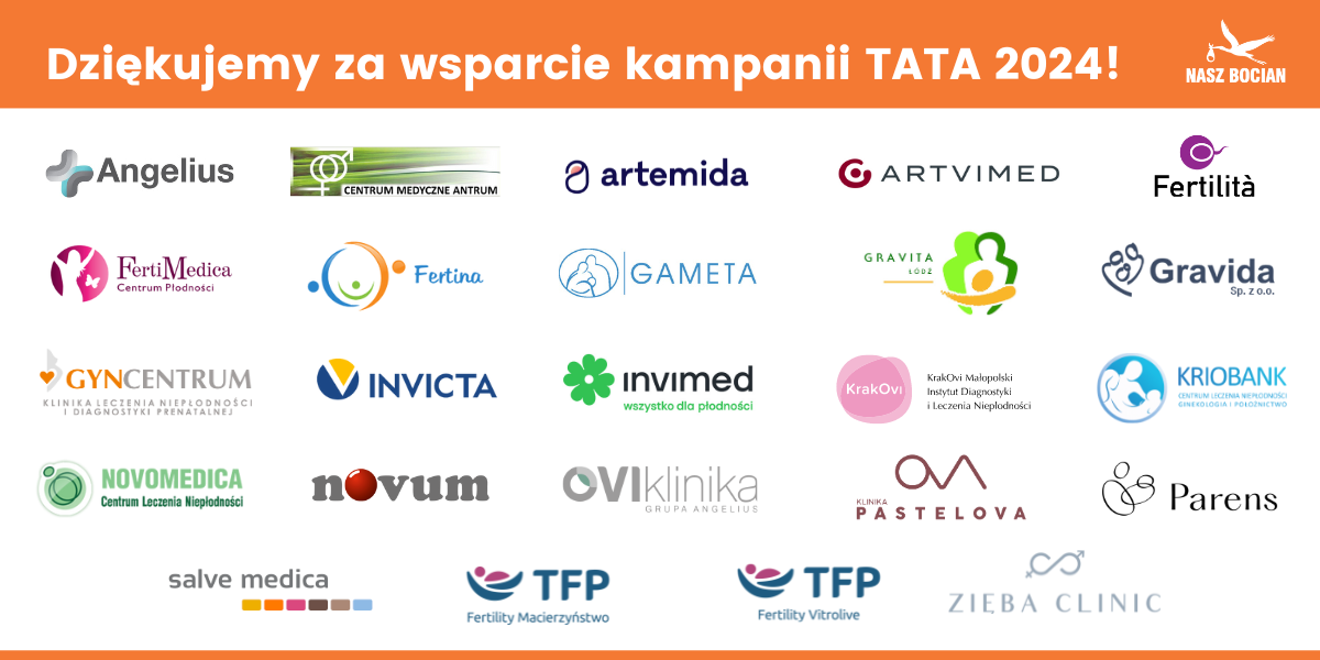 Realizatorzy bezpłatnych badań nasienia w kampanii Tata 2024