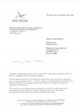 Pismo Stowarzyszenia NASZ BOCIAN w sprawie wypowiedzi Pana Ministra Jarosława Gowina odnośnie handlu zarodkami